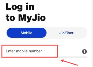 Login jio app 